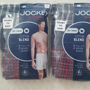 Jockey Classics Full-cut Woven Cotton Boxers 2XL